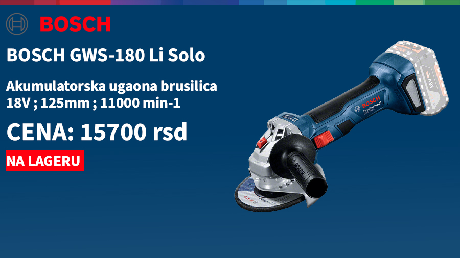 Bosch GWX 14-125 Professional, Ugaona (06017B7000) brusilica